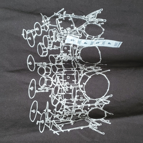 Old Navy Men's size small drummer t-shirt NWT - Picture 2 of 4
